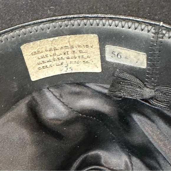Mondial Vintage Wide Brim Fedora Black Hat Made for Fuch’s Hats Beni Brak - Picture 10 of 12